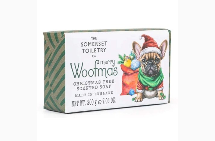 Fast h�nds�be � Merry Woofmas Christmas Tree � 200 g, jule h�nds�be | The Somerset Toiletry Co.