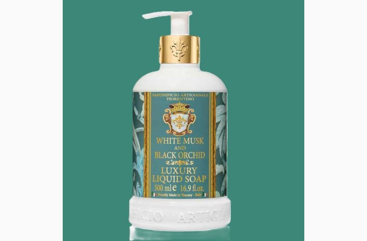 White Musk &amp; Black Orchid, Hvid moskus og sort orkid, flydende hndsbe 500 ml - Fiorentino