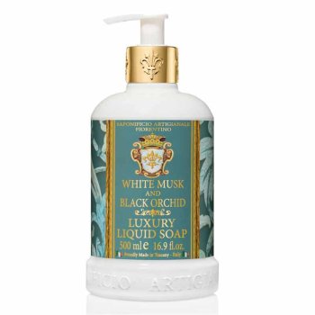 Flydende h�nds�be � White Musk & Black Orchid (Hvid moskus & sort orkid�) � 500 ml � Fiorentino