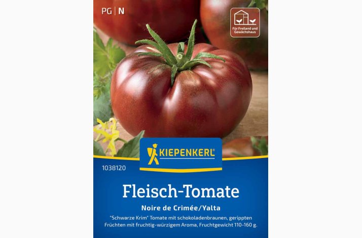 B�ftomat � Solanum lycopersicum �Noire de Crim�e/Yalta� � Fr� (r�kker til ca. 7 planter)