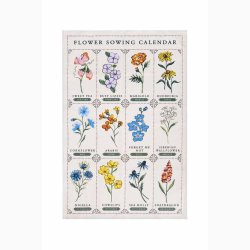 Time to Grow Flowers Viskestykke i Gr�n � Ulster Weavers