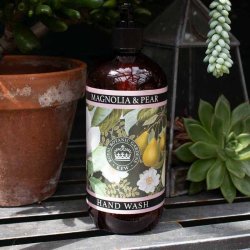 Flydende h�nds�be � Magnolia &amp; Pear (med aloe vera &amp; vitamin E) � 500 ml | Kew Gardens 