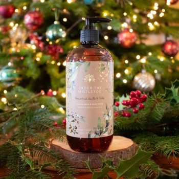 Flydende h�nds�be � Under the Mistletoe � 500 ml - Jule h�nds�be | The English Soap Company