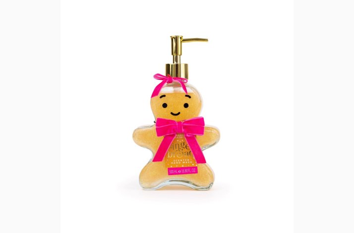 Flydende h�nds�be i glas � Gingerbread Kagedame � 500 ml - jule s�be| The English Soap Company