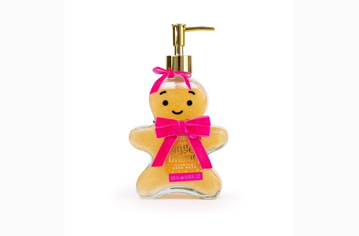 Flydende h�nds�be i glas � Gingerbread Kagedame � 500 ml - jule s�be| The English Soap Company