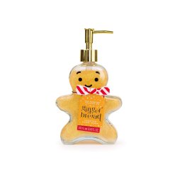 Flydende h�nds�be i glas � Gingerbread Kagemand � 500 ml - jule s�be| The Somerset Toiletry Co.