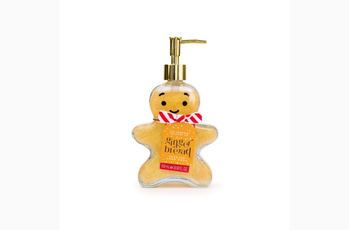 Flydende h�nds�be i glas � Gingerbread Kagemand � 500 ml - jule s�be| The Somerset Toiletry Co.