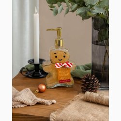 Flydende h�nds�be i glas � Gingerbread Kagemand � 500 ml - jule s�be| The Somerset Toiletry Co.