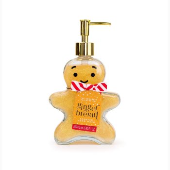 Flydende h�nds�be i glas � Gingerbread Kagemand � 500 ml - jule s�be| The Somerset Toiletry Co.