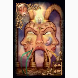 Orakelkort p dansk (Lenormand Kort) - Gyldne drmme Lenormand - Marchetti Ciro