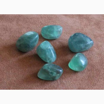 GREEN FLUORITE - Grn Flourit krystal - stk. pris
