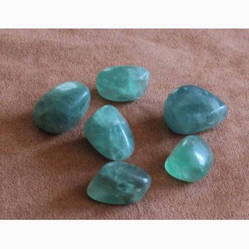 GREEN FLUORITE - Grn Flourit krystal - stk. pris
