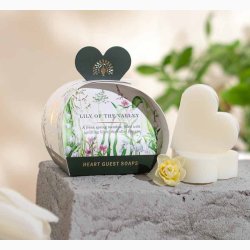 G�stes�ber � Lily of the Valley hjerter, Liljekonval  � 3 � 20 g � The English Soap Company