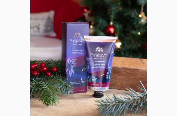H�ndcreme � Wintertide Frankincense &amp; Myrrh 75 ml (med sheasm�r, aloe vera &amp; vitamin E), Luksuri�s H�ndcreme | The English Soap Company