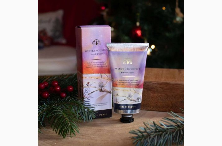 H�ndcreme � Wintertide Winter Solstice (med sheasm�r, aloe vera &amp; vitamin E) 75 ml, Luksuri�s H�ndcreme | The English Soap Company