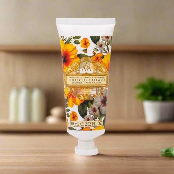 Hibiscus Flower Luxury Hand Cream  Hndcreme   60 ml, Hibiscusblomster - The Somerset Toiletry Co.