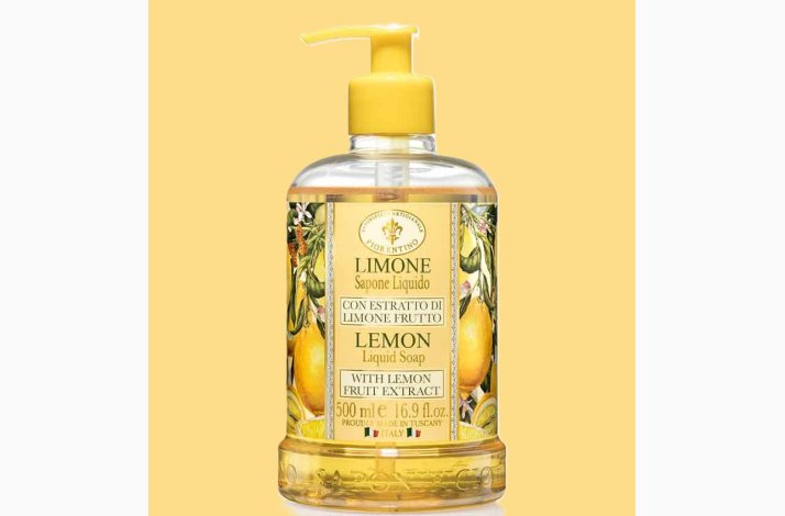 Lemon med Citronfrugt ekstrakt flydende hndsbe 500 ml - Fiorentino