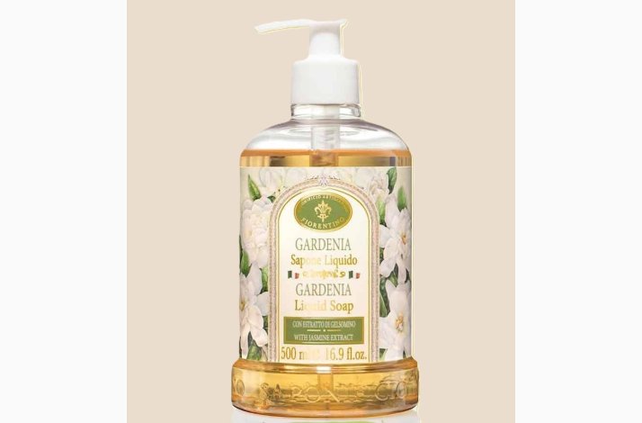 Hndsbe Gardenia med Jasmin blomsterekstrakt, flydende hndsbe 500 ml  Fiorentino