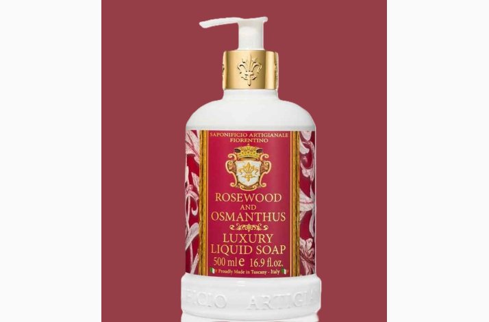 Rosewood/Rosentr og Osmanthus med kamille ekstrakt, flydende hndsbe 500 ml - Fiorentino