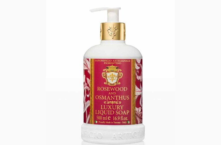 Flydende h�nds�be � Rosewood (Rosentr�) &amp; Osmanthus med kamilleekstrakt � 500 ml � Fiorentino