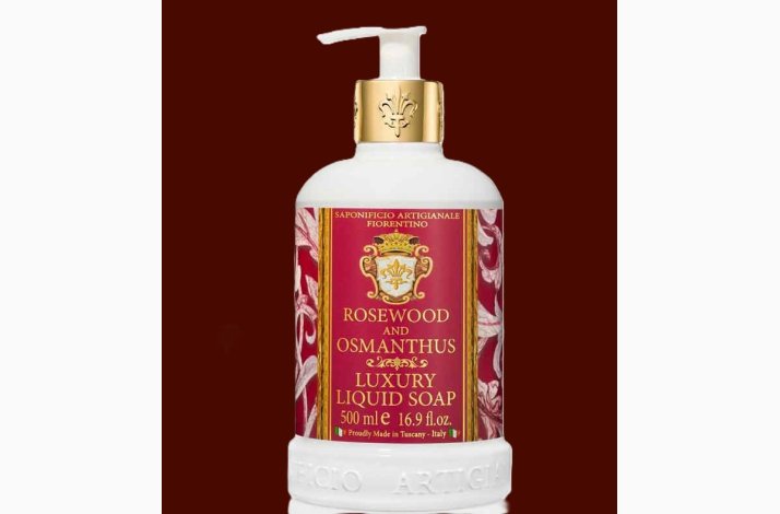 Rosewood/Rosentr og Osmanthus med kamille ekstrakt, flydende hndsbe 500 ml - Fiorentino