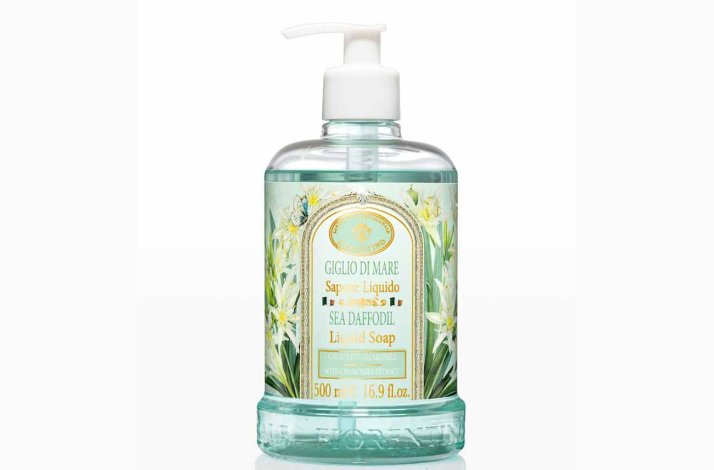 Flydende h�nds�be � Sea Daffodil / Havlilje med kamilleekstrakt � 500 ml � Fiorentino