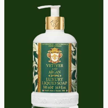 Vetiver og argan med Rllike ekstrakt flydende hndsbe 500 ml - Fiorentino
