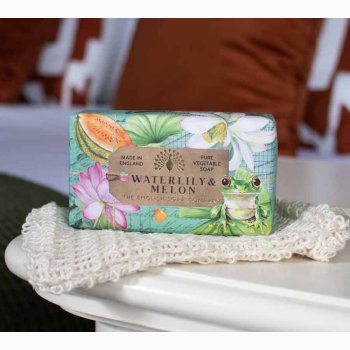 Fast h�nds�be � Waterlily & Melon 190 g, The English Soap Company