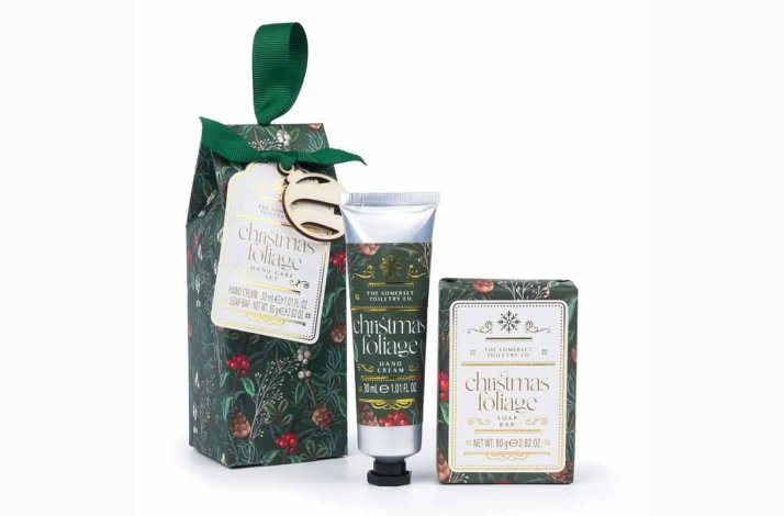 &#127794; Christmas Foliage Mini hndplejest  Mini hndcreme 30 ml &amp; Hndsbe 80 g