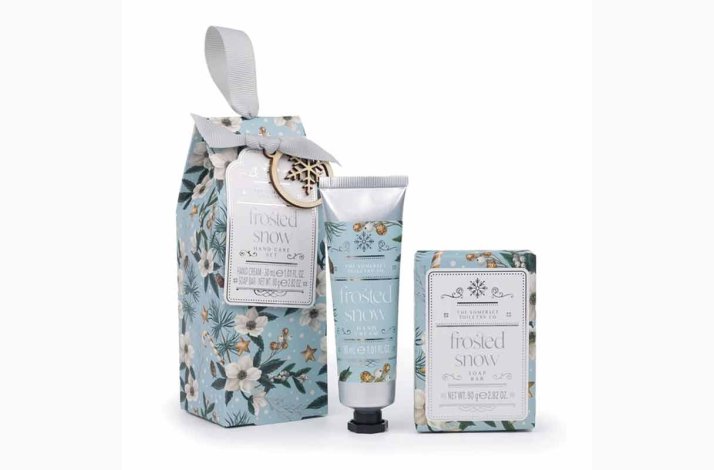 &#10052;&#65039; Frosted Snow Mini Hndplejest  Mini hndcreme 30 ml &amp; Hndsbe 80 g