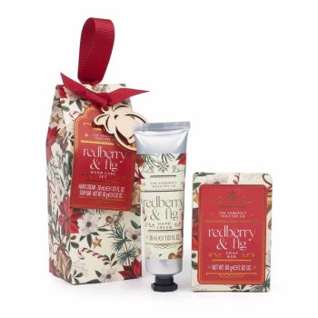 🍓 Redberry & Fig Mini Hndplejest  Mini hndcreme 30 ml & Hndsbe 80 g