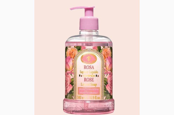Rose med Rosa centifolia-blomstekstrakt flydende hndsbe 500 ml - Fiorentino