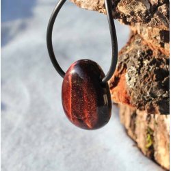 Rd Tigerje drbe krystal vedhng