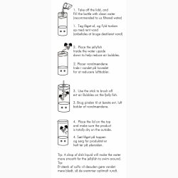 Akvarie Lampe med 2 Svmmende Vandmnd H: 23 cm