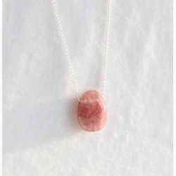 Jordbrkvarts drbe krystal vedhng