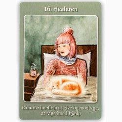 Orakelkort p dansk F Svar Fra Dit Dyr - af Mathilde Denning