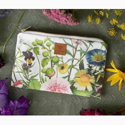 KOSMETIKTASKE - FLOWER GARDEN JL (FLAD) (�kologisk bomuld)