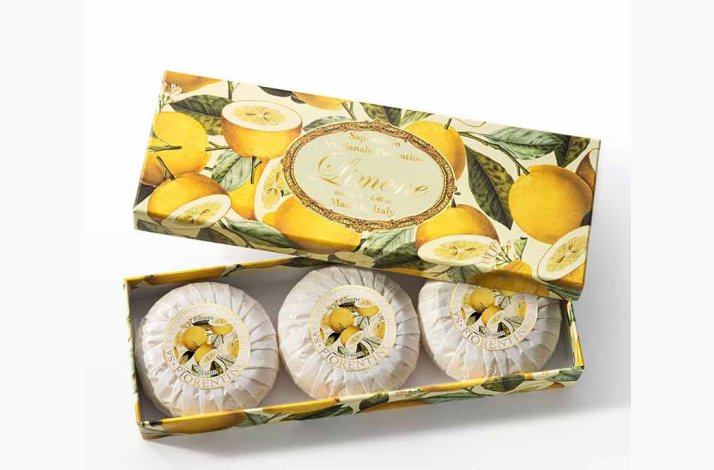 Limone gaveske med Citron sber (3*100 gram) - Fiorentino - Italy