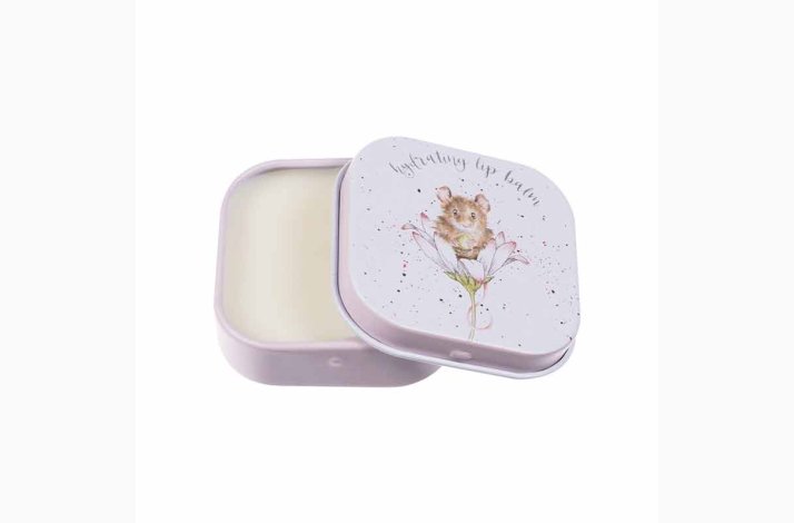 Oops a Daisy, Lille mus med blomst � L�bepomade i tin | Wrendale Designs