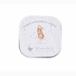 Oops a Daisy, Lille mus med blomst � L�bepomade i tin | Wrendale Designs