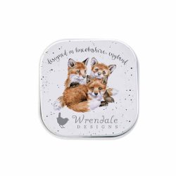 Stay Clever Little Fox, Forbliv klog, lille r�v � L�bepomade i tin | Wrendale Designs