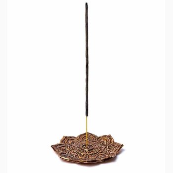 Lotusformet Rgelsesholder i kobberfinish