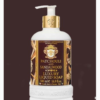 Patchouli & Sandelwood/ sandeltr med Kokosnd frugt ekstrakt flydende hndsbe 500 ml - Fiorentino