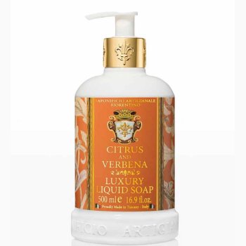 Flydende h�nds�be � Citrus and Verbena med citronfrugtekstrakt � 500 ml � Fiorentino