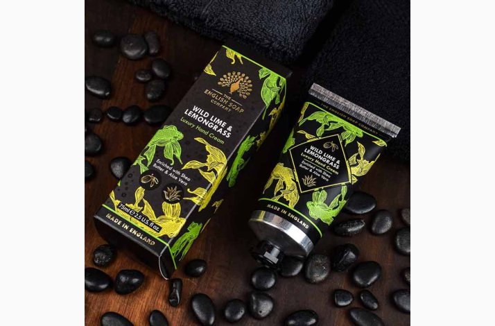 Radiant Wild Lime &amp; Lemongrass (Citrongrs) Hndcreme   75 ml - The English Soap Company