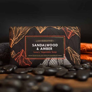 Hndsbe Radiant Sandalwood & Amber (Sandeltr), 190 g  The English Soap Company  Mnd