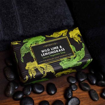 Hndsbe Radiant Wild Lime & Lemongrass (Citrongrs) Sbe, (190 g) - The English Soap Company