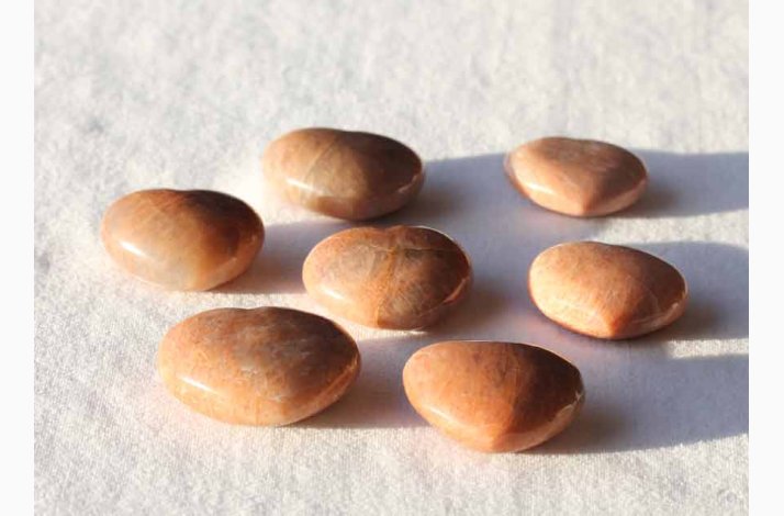 Mnesten Hjerte krystal - stk. pris (fra 3,2 til 4,3 cm)