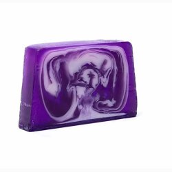 Hndlavet sbe 80 G med E-vitamin - Lavender -  Lavendelsbe - Glycerin sbe