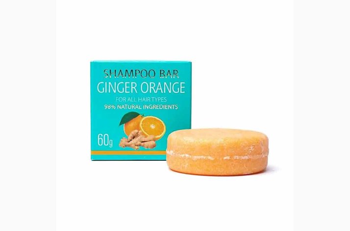 Shampoo bar 60 G - Ginger orange - Ingefr orange, til alle hrtyper